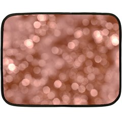 Light Reflections Abstract No6 Rose Fleece Blanket (mini) by DimitriosArt