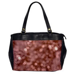 Light Reflections Abstract No6 Rose Oversize Office Handbag by DimitriosArt