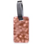 Light Reflections Abstract No6 Rose Luggage Tag (two sides) Front