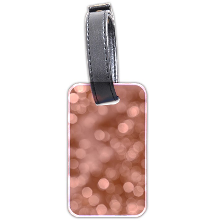 Light Reflections Abstract No6 Rose Luggage Tag (two sides)