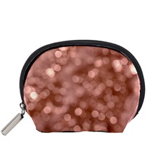 Light Reflections Abstract No6 Rose Accessory Pouch (small) by DimitriosArt