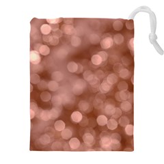 Light Reflections Abstract No6 Rose Drawstring Pouch (5xl) by DimitriosArt