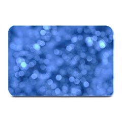 Light Reflections Abstract No5 Blue Plate Mats by DimitriosArt