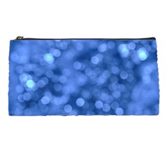 Light Reflections Abstract No5 Blue Pencil Case by DimitriosArt