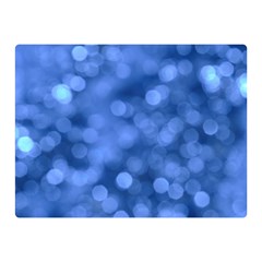 Light Reflections Abstract No5 Blue Double Sided Flano Blanket (mini) 