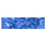 Light Reflections Abstract No5 Blue Satin Scarf (Oblong) Front