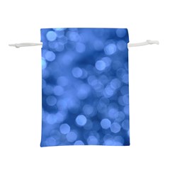 Light Reflections Abstract No5 Blue Lightweight Drawstring Pouch (m) by DimitriosArt