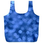 Light Reflections Abstract No5 Blue Full Print Recycle Bag (XXXL) Front