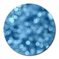 Light Reflections Abstract No8 Cool Round Mousepads by DimitriosArt