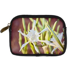 Stars On The Sand Digital Camera Leather Case by DimitriosArt