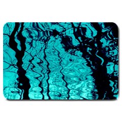 Cold Reflections Large Doormat  by DimitriosArt