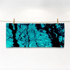 Cold Reflections Hand Towel by DimitriosArt