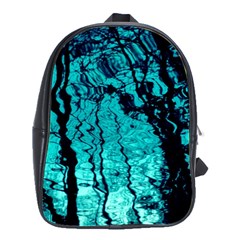 Cold Reflections School Bag (large) by DimitriosArt