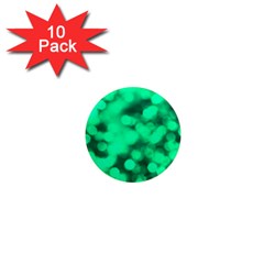 Light Reflections Abstract No10 Green 1  Mini Magnet (10 Pack)  by DimitriosArt