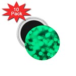 Light Reflections Abstract No10 Green 1.75  Magnets (10 pack)  Front