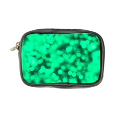 Light Reflections Abstract No10 Green Coin Purse by DimitriosArt