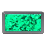 Light Reflections Abstract No10 Green Memory Card Reader (Mini) Front