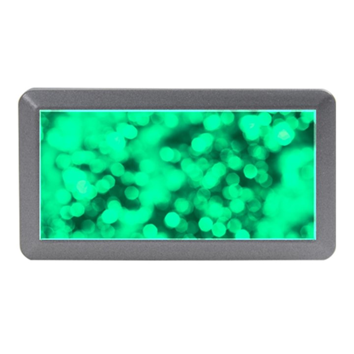 Light Reflections Abstract No10 Green Memory Card Reader (Mini)