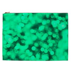 Light Reflections Abstract No10 Green Cosmetic Bag (xxl) by DimitriosArt