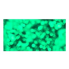 Light Reflections Abstract No10 Green Satin Shawl by DimitriosArt