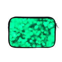 Light Reflections Abstract No10 Green Apple Macbook Pro 13  Zipper Case by DimitriosArt