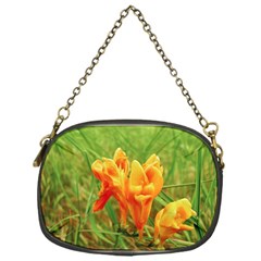 Orange On The Green Chain Purse (one Side) by DimitriosArt