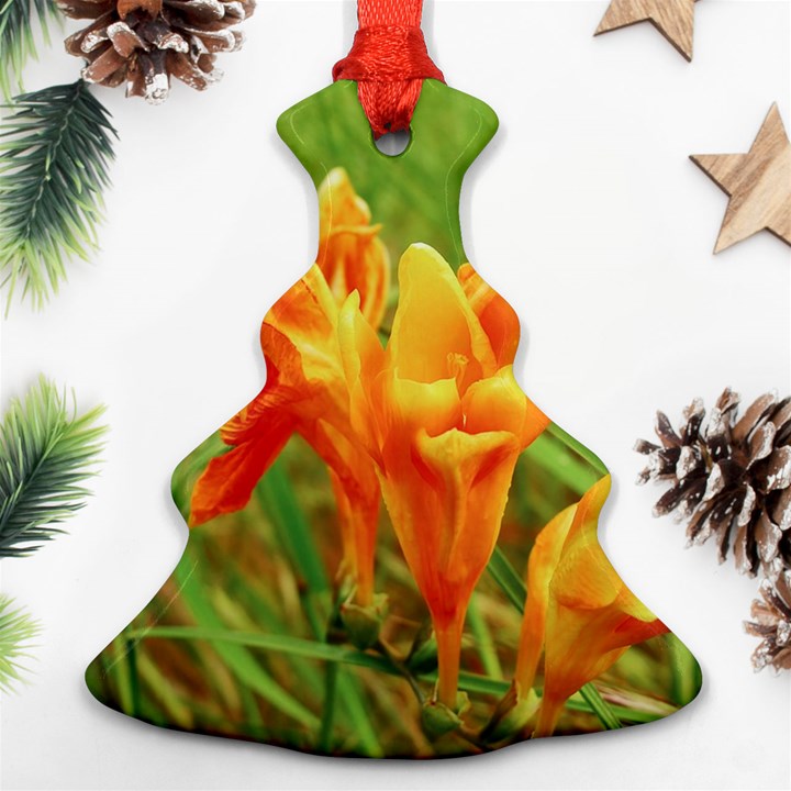 Orange On The Green Ornament (Christmas Tree) 