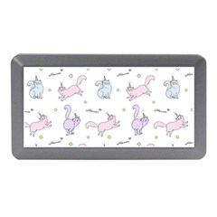 Unicorn Cats Pattern 2 Memory Card Reader (mini) by Littlebird