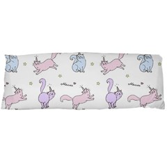 Unicorn Cats Pattern 2 Body Pillow Case (dakimakura) by Littlebird