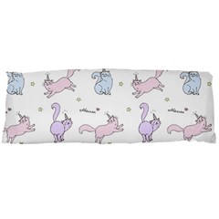 Unicorn Cats Pattern 2 Body Pillow Case Dakimakura (two Sides) by Littlebird