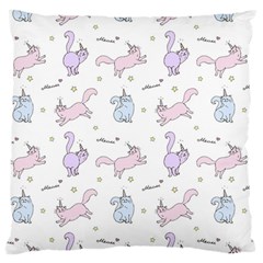 Unicorn Cats Pattern 2 Standard Flano Cushion Case (one Side) by Littlebird