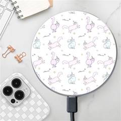 Unicorn Cats Pattern 2 Wireless Charger