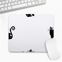 Cats Pattern Example Large Mousepads by Littlebird