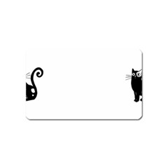 Cats Pattern Example Magnet (name Card) by Littlebird