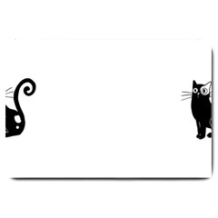 Cats Pattern Example Large Doormat  by Littlebird