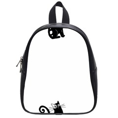 Cats Pattern Example School Bag (small) by Littlebird