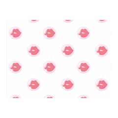 Lips Bubblegum Pattern Double Sided Flano Blanket (mini)  by Littlebird