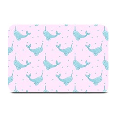 Narwales Stars  Pattern Pink Plate Mats by Littlebird