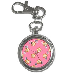 Cookies Pattern Pink Key Chain Watches by Littlebird