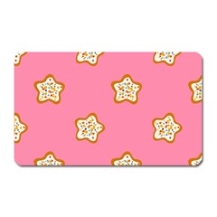 Cookies Pattern Pink Magnet (rectangular) by Littlebird