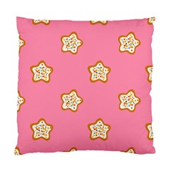 Cookies Pattern Pink Standard Cushion Case (one Side) by Littlebird