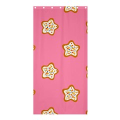 Cookies Pattern Pink Shower Curtain 36  X 72  (stall)  by Littlebird