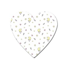 Magic Pattern  Heart Magnet by Littlebird