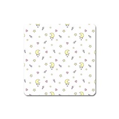 Magic Pattern  Square Magnet by Littlebird