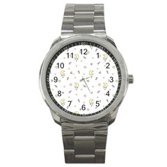 Magic Pattern  Sport Metal Watch by Littlebird