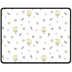 Magic Pattern  Double Sided Fleece Blanket (medium) 