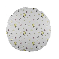 Magic Pattern  Standard 15  Premium Flano Round Cushions by Littlebird