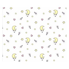 Magic Pattern  Double Sided Flano Blanket (small)  by Littlebird