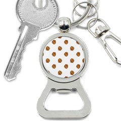 Pine Cones White Bottle Opener Key Chain by Littlebird