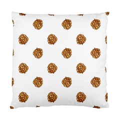 Pine Cones White Standard Cushion Case (one Side) by Littlebird